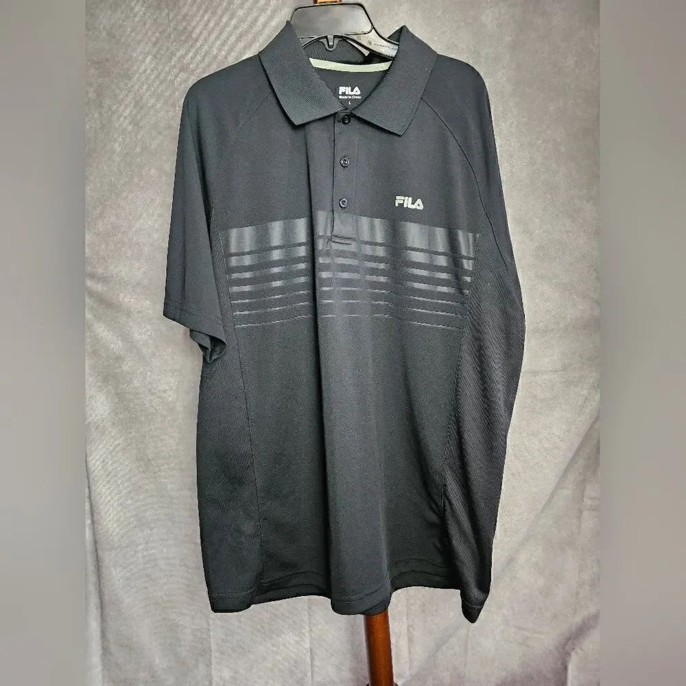 Men's FILA Athletic Polo Shirt Large